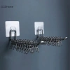 Móc treo tường đa năng Gcdhome - Gập lại, tiết kiệm không gian, chống gió trơn trượt, sắp xếp quần áo HOT 5