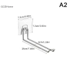 Móc treo tường đa năng Gcdhome - Gập lại, tiết kiệm không gian, chống gió trơn trượt, sắp xếp quần áo HOT 9