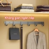 Móc treo tường đa năng thép carbon chống gỉ, kèm keo dán và ốc vít - Giá 39.000₫ 4