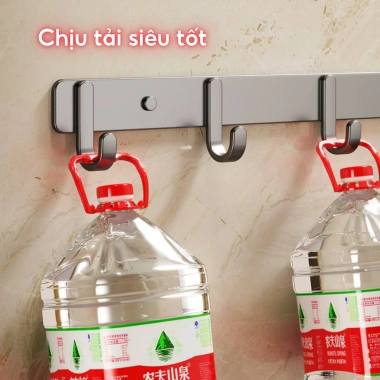 Móc treo tường đa năng thép carbon chống gỉ, kèm keo dán và ốc vít - Giá 39.000₫ 7