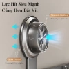 Móc treo tường hút chân không HABO nhựa ABS treo quần áo, túi xách không khoan 5