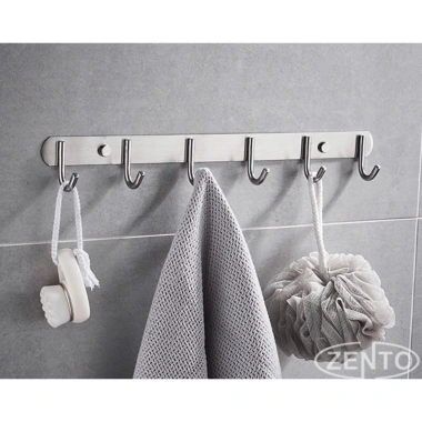 Móc Treo Tường Inox 304 6 móc - Treo quần áo gia đình, giảm còn 110.000 VND