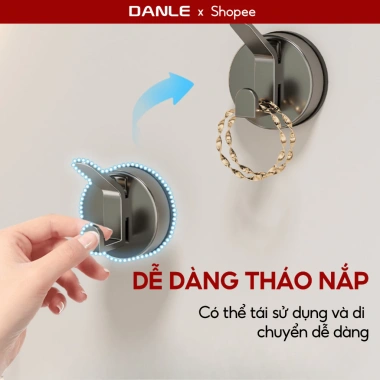 Móc Treo Tường Kép Hút Chân Không Cao Cấp DL27 - Đa Năng Nhà Bếp & Nhà Tắm 3 Móc Treo Tường Kép Hút Chân Không Cao Cấp DL27 - Đa Năng Nhà Bếp & Nhà Tắm 3