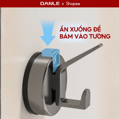 Móc Treo Tường Kép Hút Chân Không Cao Cấp DL27 - Đa Năng Nhà Bếp & Nhà Tắm
