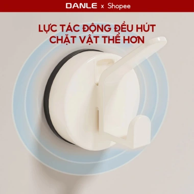 Móc Treo Tường Kép Hút Chân Không Cao Cấp DL27 - Đa Năng Nhà Bếp & Nhà Tắm