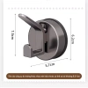 Móc Treo Tường Kép Hút Chân Không Cao Cấp DL27 - Đa Năng Nhà Bếp & Nhà Tắm 9