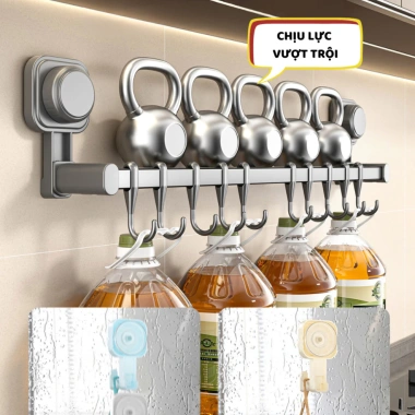 Móc treo UNIHOME MTD05 – Gía để vung xoong, nồi nắp, chịu lực, bếp & tắm – Giá 119.000 6