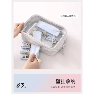 Móc Treo Vải Gấp Du Lịch - Treo Quần Áo, Sấy, Kẹp Đồ Công Sở, Đi Chơi 8