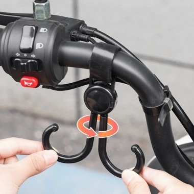 Móc Treo Xe Đạp Đa Năng Gắn Xe Đẩy/Xe Máy Điện – Dễ Lắp, Giá ưu đãi 10.985đ 2