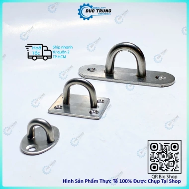 Móc Treo Xích Đu Inox Chịu Lực Hình Chữ U J - Treo Ghế Đu, Võng, Nội Thất Trần, Giá 8.400₫
