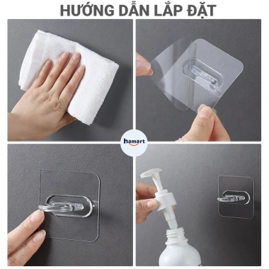 Móc Tròn Đa Năng Nhựa ABS Dán Tường Siêu Dính - Treo Tủ Lạnh, Nhà Tắm, Giá 8.000₫ 8