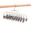 Móc vòm 20 kẹp đa năng treo đồ lót, tất, vớ, quần áo, thép không gỉ bọc PP, chống trượt, chống gió, giá 23.800đ 9