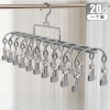Móc vòm treo đồ nhỏ 20 kẹp thép bọc nhựa chống dỉ, không mất diện tích, không làm tước sợi vải - Giá chỉ 61.000 VND 6