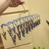 Móc vòm treo đồ nhỏ 20 kẹp thép bọc nhựa chống dỉ, không mất diện tích, không làm tước sợi vải - Giá chỉ 61.000 VND 9