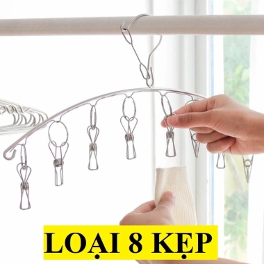 Móc Vuông Inox 4 ly – Treo Quần Áo Em Bé, Đồ Lót, Tất Vớ, Chống Trượt – 25k
