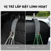 Móc Xe Ô Tô Đa Năng Kim Loại Siêu Chịu Lực 20kg - Móc Treo Đồ Ghế Mặt Sau Da Lộn 5