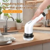 MODOFO Chổi Cọ Điện Không Dây 9 Đầu - Vệ Sinh Nhà Vệ Sinh, Bồn Cầu Đa Năng, Giá 100k 2