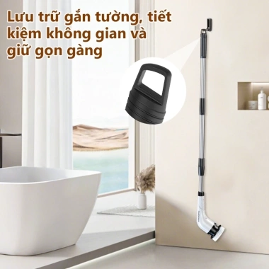 MODOFO Chổi Cọ Điện Không Dây 9 Đầu - Vệ Sinh Nhà Vệ Sinh, Bồn Cầu Đa Năng, Giá 100k