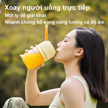 MODONG Máy Ép 400ml Không Dây - Xay, Lắc Cốc, Ép Trái Cây, Ăn Dặm Giá 226k