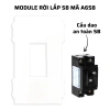 Module rời & hộp nhựa cho cầu dao an toàn SB A6SB AKSB MPE - Giá chỉ 3.673 VND 4