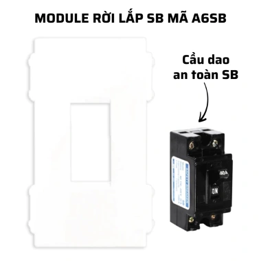 Module rời & hộp nhựa cho cầu dao an toàn SB A6SB AKSB MPE - Giá chỉ 3.673 VND 4
