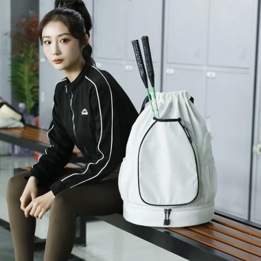 (Mới 2.025) Balo thể thao đa năng đựng vợt cầu lông, tennis, pickleball, có ngăn giày, chống nước, giá chỉ 185.000 VND 2