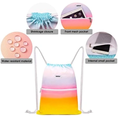 Mới 7/10 Balo dây rút WANDF AED 34x39cm dày dặn - Chỉ 69.000₫