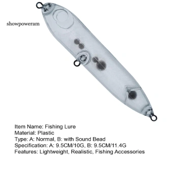 Mồi câu cá cứng SPM 9,5cm 10-11.4g - Nổi mặt nước, phù hợp câu cá ao hồ, chỉ 56.079đ