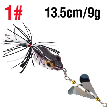 Mồi câu cá Tokushima 3D hình ếch mềm 13.5cm 9g - Giá ưu đãi 27.499 VND