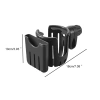 Mới Đen Xe Đẩy Cốc Giá Đỡ Điện Thoại 2 trong 1 – Đỡ Bình Sữa, Pram & Xe Đạp 2
