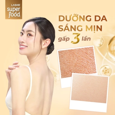 MỚI Kem Tuyết Tẩy Tế Bào Chết LASHE SUPERFOOD Dưỡng Sáng Da Hương Quả Mọng 220g – Tặng Sữa Tắm 300g + Lăn 40ml – Giá chỉ 160.000đ