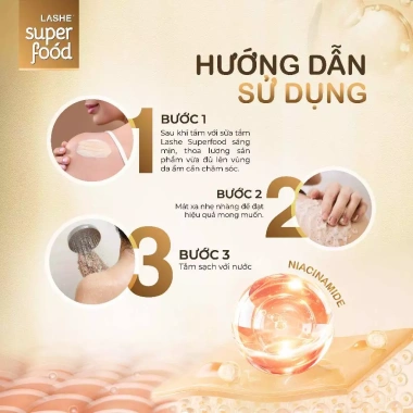 MỚI Kem Tuyết Tẩy Tế Bào Chết LASHE SUPERFOOD Dưỡng Sáng Da Hương Quả Mọng 220g – Tặng Sữa Tắm 300g + Lăn 40ml – Giá chỉ 160.000đ 7 MỚI Kem Tuyết Tẩy Tế Bào Chết LASHE SUPERFOOD Dưỡng Sáng Da Hương Quả Mọng 220g – Tặng Sữa Tắm 300g + Lăn 40ml – Giá chỉ 160.000đ 7