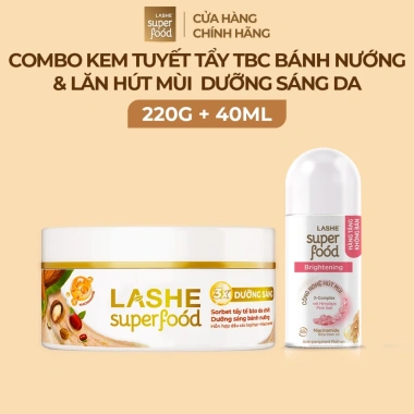 MỚI Kem Tuyết Tẩy Tế Bào Chết LASHE SUPERFOOD Dưỡng Sáng Da Hương Quả Mọng 220g – Tặng Sữa Tắm 300g + Lăn 40ml – Giá chỉ 160.000đ 9 MỚI Kem Tuyết Tẩy Tế Bào Chết LASHE SUPERFOOD Dưỡng Sáng Da Hương Quả Mọng 220g – Tặng Sữa Tắm 300g + Lăn 40ml – Giá chỉ 160.000đ 9