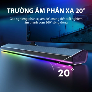 Mới Loa Soundbar Bluetooth VIVAN S2L 30W Bass Trầm Mạnh Mẽ - Thẻ Nhớ, AUX, USB - 499k 6