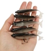 Mồi Nhựa Mềm T-Tail 8cm 13g Mắt 3D, Móc Ba, Đuôi Mái Chèo - Câu Hồi Bass 22.000 VND 5