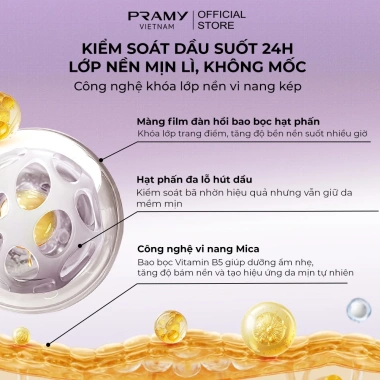 MỚI Phấn Phủ Hiệu Chỉnh Sắc Da Mỏng Mịn PRAMY XL Dual-Color Loose Powder 28g Giá chỉ 369.000 VND