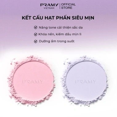 MỚI Phấn Phủ Hiệu Chỉnh Sắc Da Mỏng Mịn PRAMY XL Dual-Color Loose Powder 28g Giá chỉ 369.000 VND