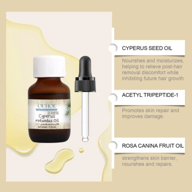 [MỚI] Tẩy lông dầu Cyperus OUHOE 60ml - Cyperus Rotundus, hiệu quả nhanh, không đau, giảm giá 22% 8