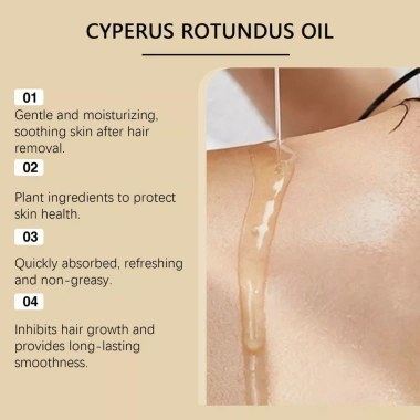 [MỚI] Tẩy lông dầu Cyperus OUHOE 60ml - Cyperus Rotundus, hiệu quả nhanh, không đau, giảm giá 22% 9