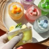 Món Tráng Miệng Dâu Ướt Sữa Lắc Bánh Nước Trà Sữa - Đồ chơi mềm TPR bé gái, quà tặng flower