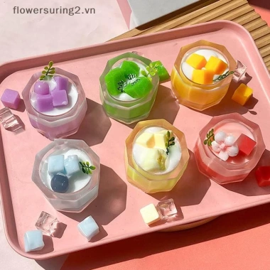 Món Tráng Miệng Dâu Ướt Sữa Lắc Bánh Nước Trà Sữa - Đồ chơi mềm TPR bé gái, quà tặng flower