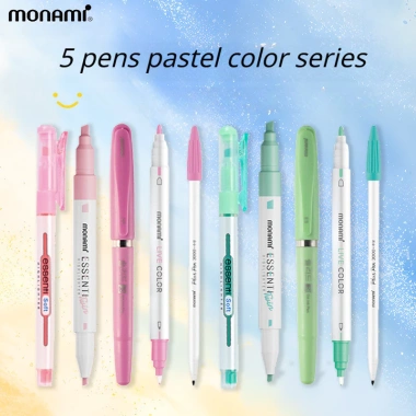Monami Pastel Color 5 Bút Highlighter Gel Nước - Giá 101.308₫, giảm 20%