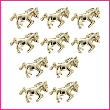 Móng Tay 3D 10 Miếng Hình Ngựa Kim Loại - Đẹp Quyến Rũ Cho Bé Gái, Thanh Niên, Salon - Giá 33.000đ 6 Móng Tay 3D 10 Miếng Hình Ngựa Kim Loại - Đẹp Quyến Rũ Cho Bé Gái, Thanh Niên, Salon - Giá 33.000đ 6