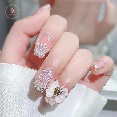 Móng tay 5 chiếc Thủy Thủ Mặt Trăng 3D Sáng Bóng - Nơ Kim Cương Đá Quý Aacar 7 Móng tay 5 chiếc Thủy Thủ Mặt Trăng 3D Sáng Bóng - Nơ Kim Cương Đá Quý Aacar 7