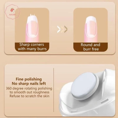 Móng tay điện cầm tay AACAR – Đánh bóng nhẹ, 3 tốc độ điều chỉnh, chỉ 53.200₫ 6