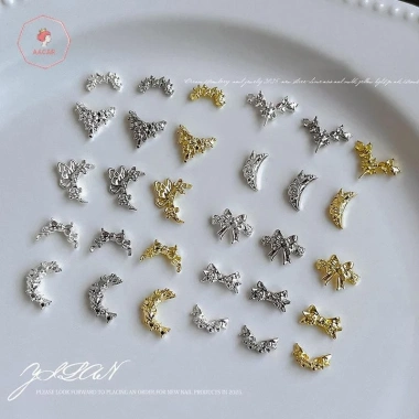 Móng tay kim cương nơ bướm - Bộ 10 chiếc AACAR, phụ kiện làm móng, chỉ 11.901₫ 4