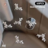 Móng tay kim cương nơ bướm - Bộ 10 chiếc AACAR, phụ kiện làm móng, chỉ 11.901₫ 10