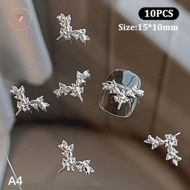 Móng tay kim cương nơ bướm - Bộ 10 chiếc AACAR, phụ kiện làm móng, chỉ 11.901₫ 10
