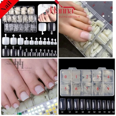 Móng úp chân HSM form dài 500 móng - Giá ưu đãi 69.000đ, chất lượng cao, bám lâu