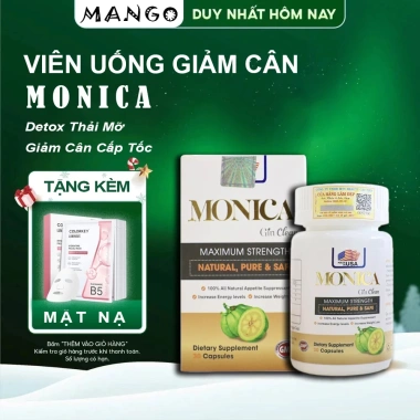 Monica Thực Phẩm Chức Năng Giảm Cân - Giảm Mỡ, Thanh Lọc, Giá 235.000 VNĐ